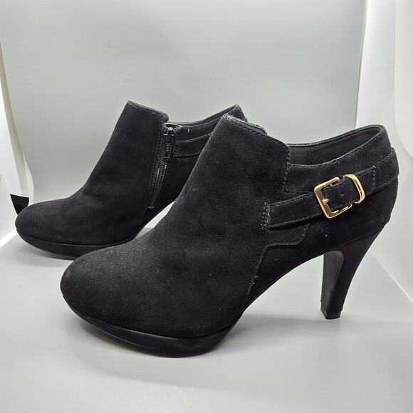 Clarks Brier Milan Ankle‎ Bootie-Black-Women's 7.5M - Picture 1 of 7